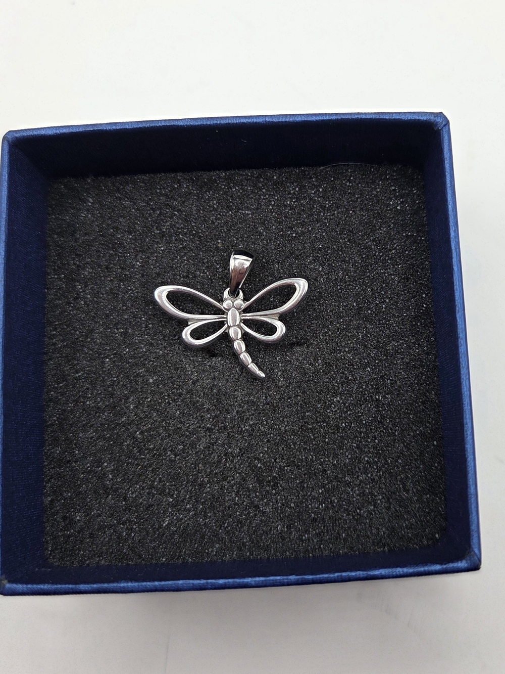 Sterling silver dragonfly pendant